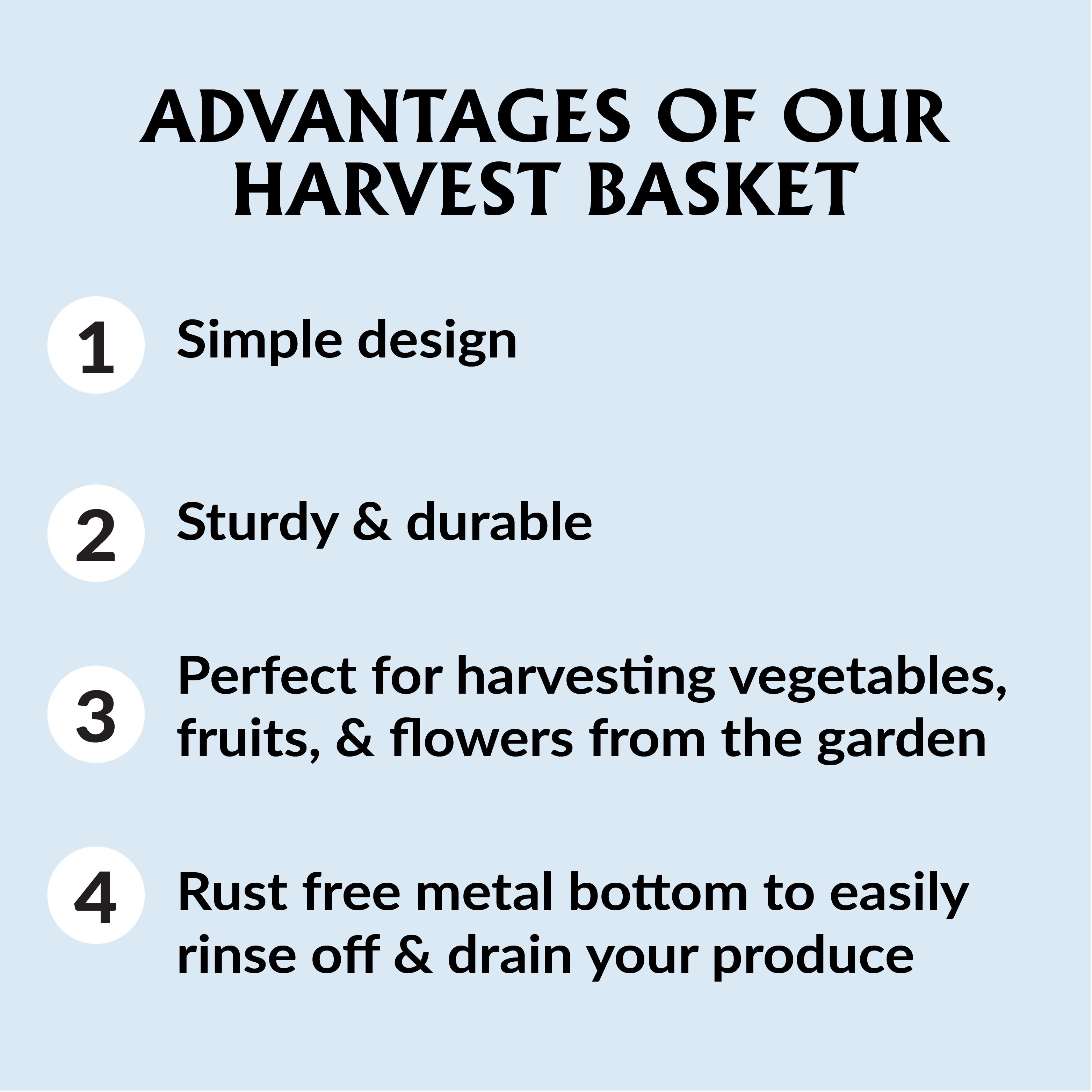 Ferry-Morse Bamboo Harvest Basket
